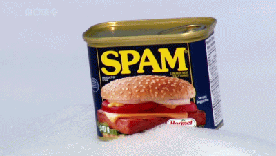 Spam humorous animation