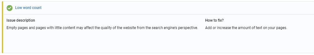 Empty pages on the site