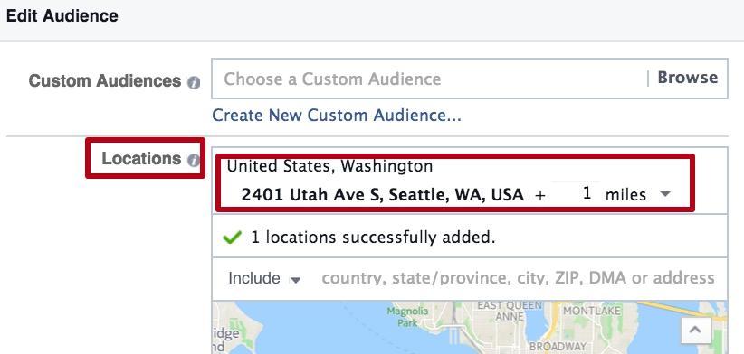 Geotargeting and location settings in Facebook