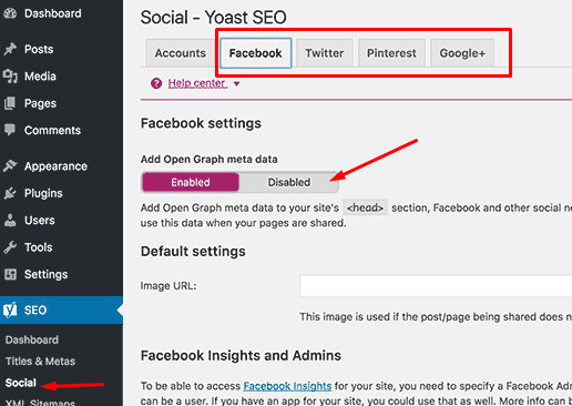 Twitter Meta data in Yoast SEO for WordPress plugin