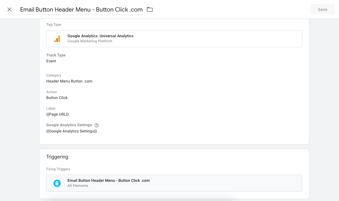 How to track button clicks on Google Analytics