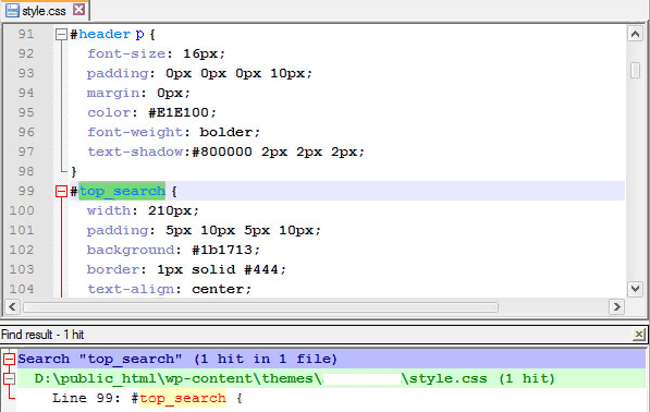 How to truncate the CSS code and speed up a website 16261788348276 Search for styles.css