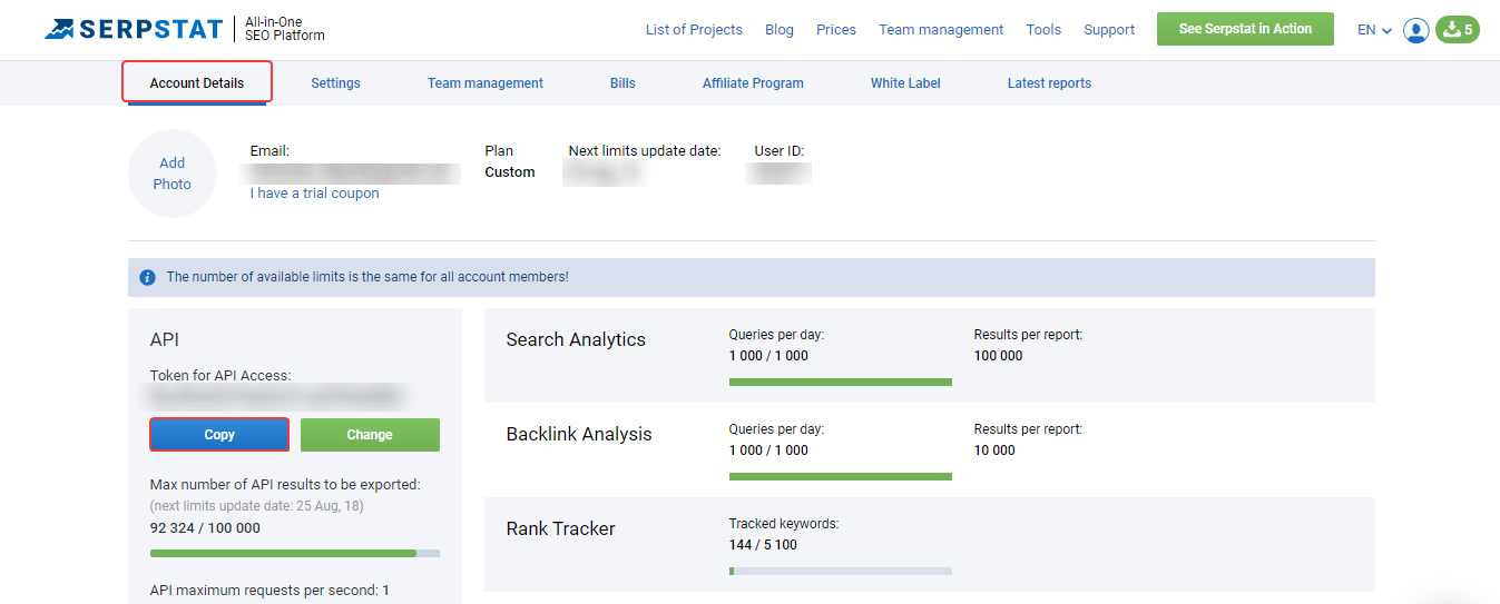 How To Visualize Serpstat Reports Using Google Data Studio Connector 16261788247677