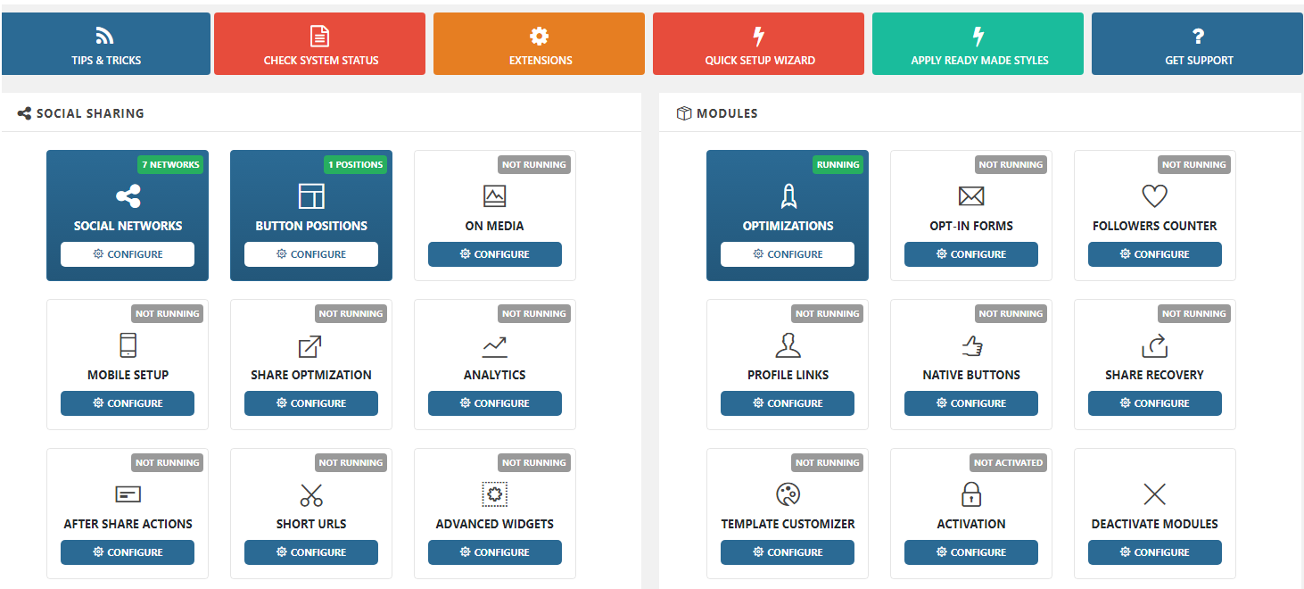 Плагин Social Sharing для WordPress