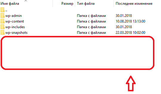 Корень сайта на WordPress