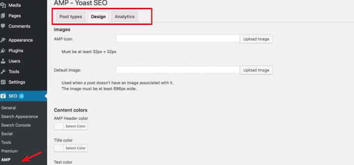 Настройки плагина Glue for Yoast SEO & AMP