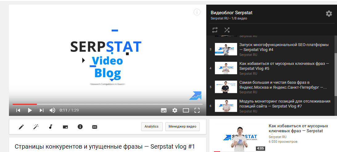 Шаблон названий для видеоблога