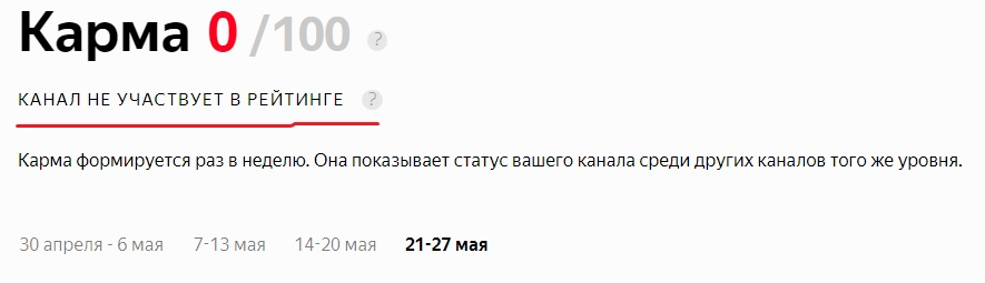 Нулевой уровень кармы