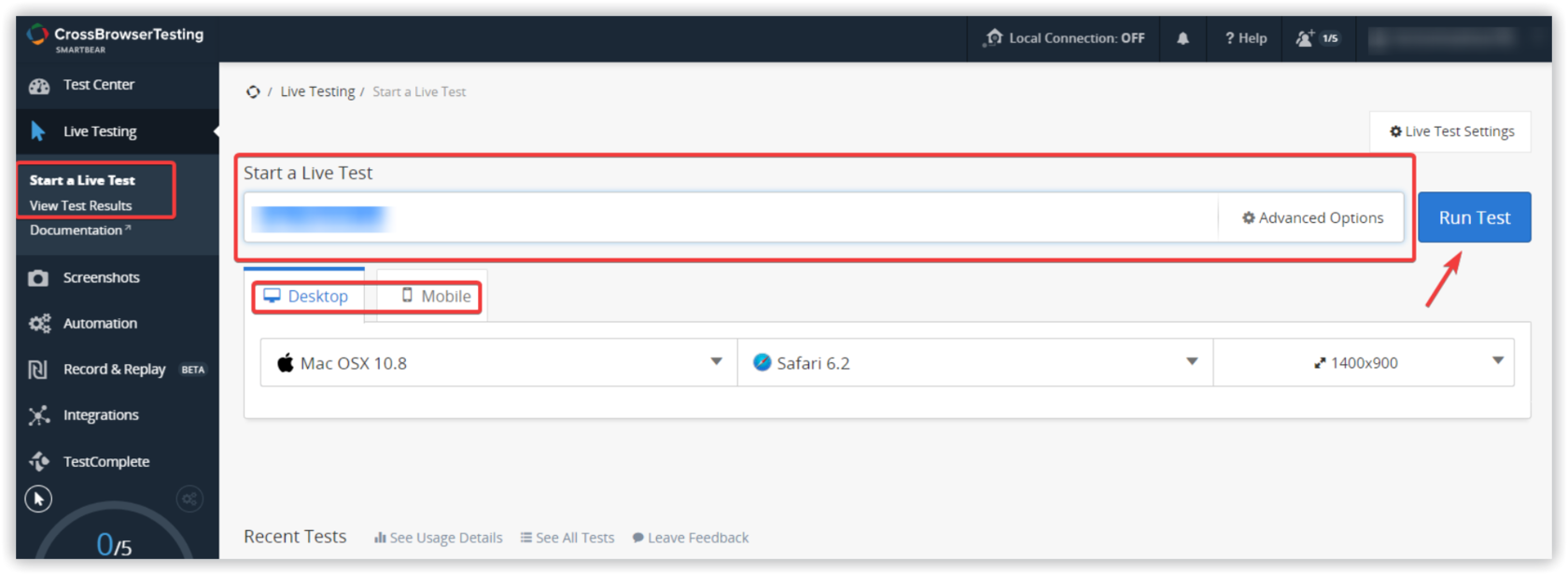 Онлайн проверка отображения сайта в разных браузерах CrossBrowserTesting