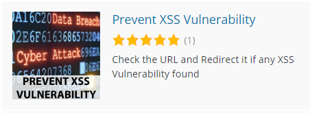 Плагин Prevent XSS Vulnerability на WordPress