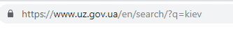 Параметр запроса поиска в URL