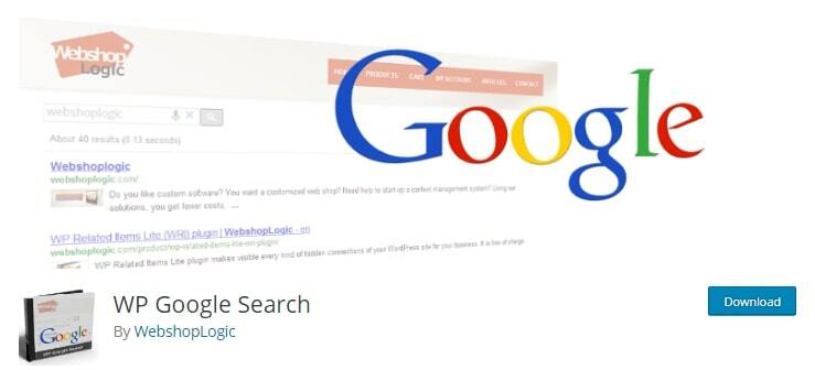 Плагин WP Google Search 
