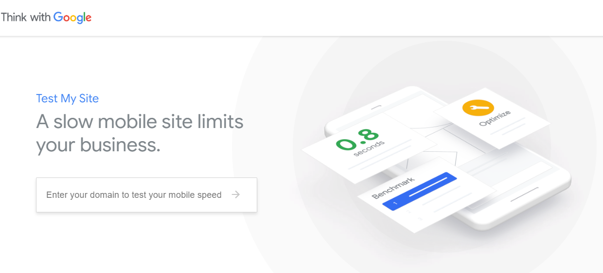 Проверка скорости загрузки на мобильных Google Test My Site