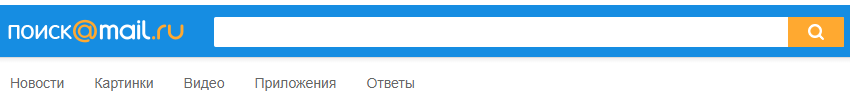 Поисковик Mail.ru