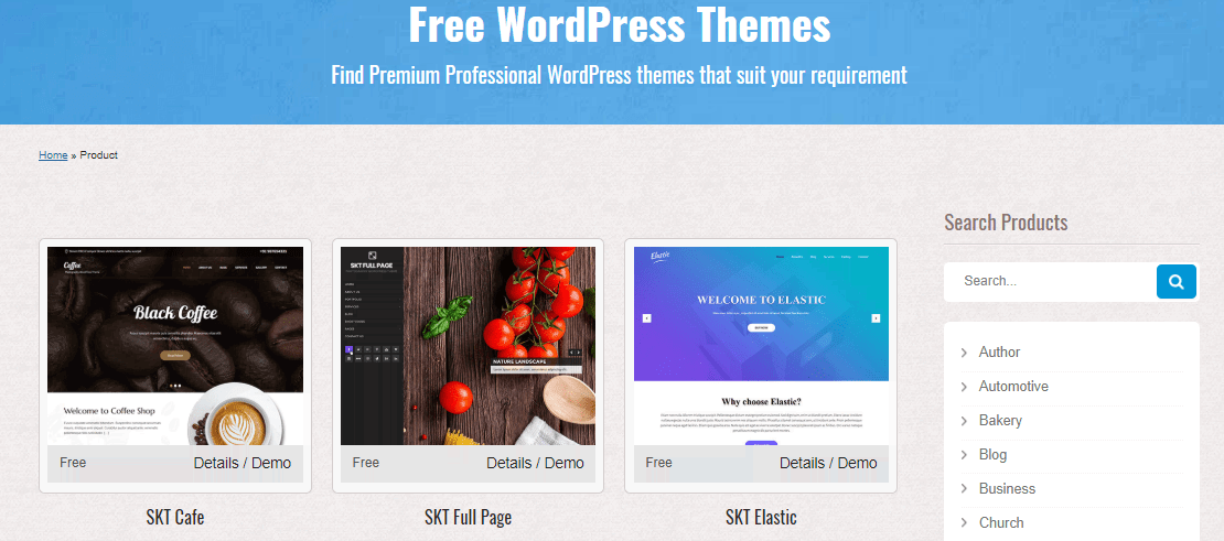 Бесплатные темы для WordPress
