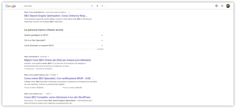 search engine results for the query