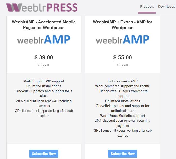 Плагин AMP on WordPress: стоимость PRO-версии