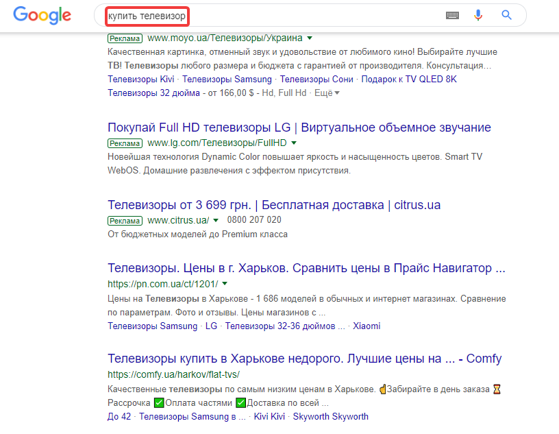 Коммерческие запросы