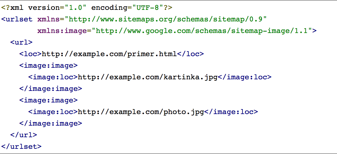 Карта изображений sitemap-image.xml