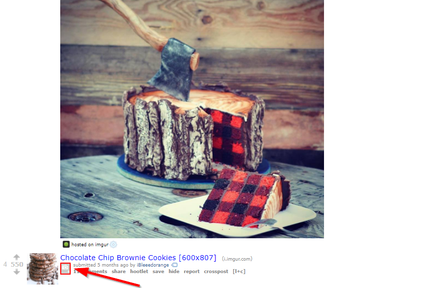 Открытие картинки в Reddit