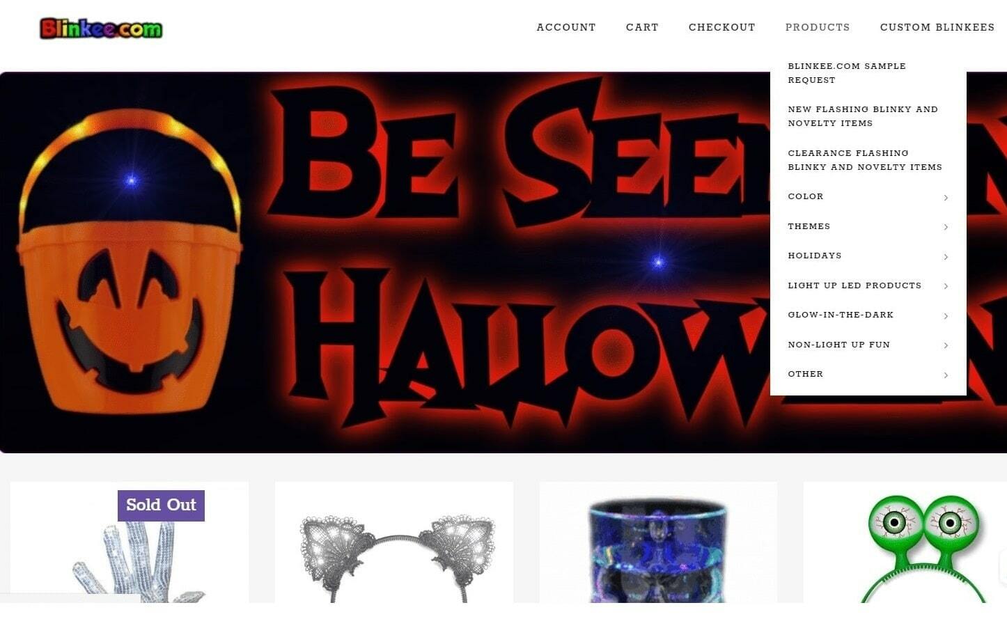 Website with an unfortunate structure: Blinkee