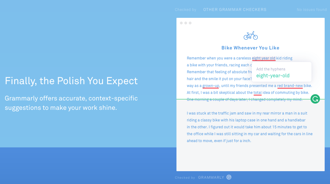 Grammarly is one of the most important plugins for chrome
