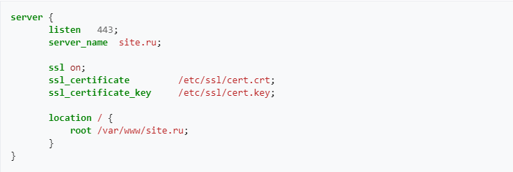 SSL certificate on Nginx server