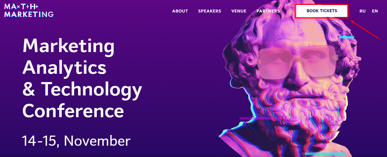Landing page or landing page example