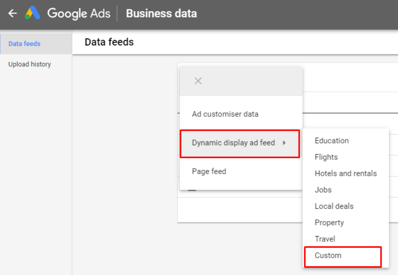What is remarketing and how to configure it 16261788354002 How to create a Google Adwords data feed