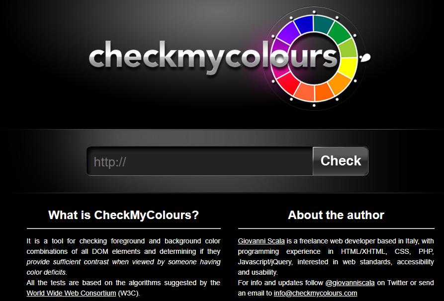 Color combinations testing checkmycolours