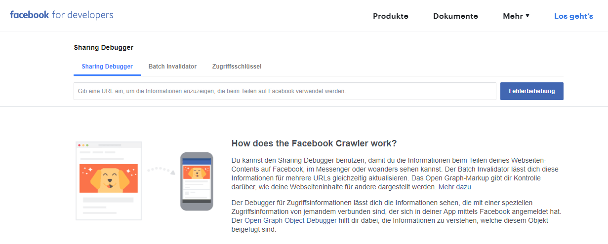 Facebook Sharing Debugger